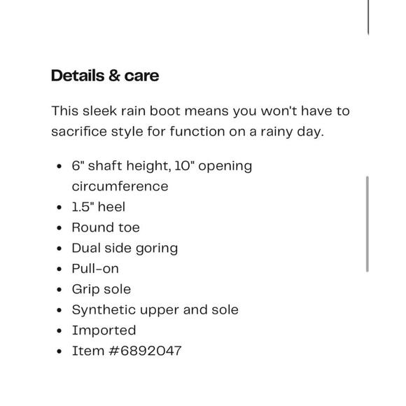 KATE SPADE Solstice Rain Boots in Cherrywood Size 8 EUC - Picture 11 of 11